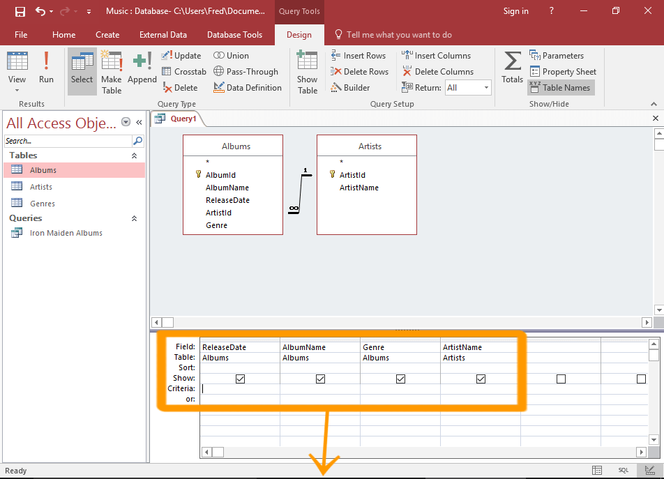 usar o Construtor de Expressões no Access 3