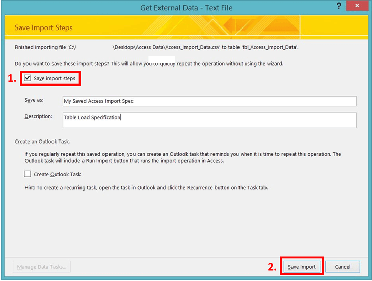 MS Access importacao erros 3