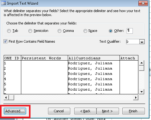 Corrija o erro de truncamento de importação do Microsoft Access 1