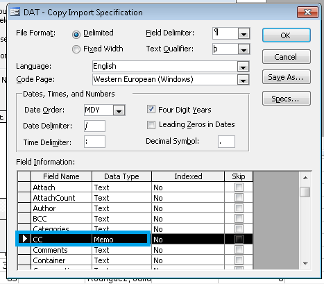 Corrija o erro de truncamento de importação do Microsoft Access 2