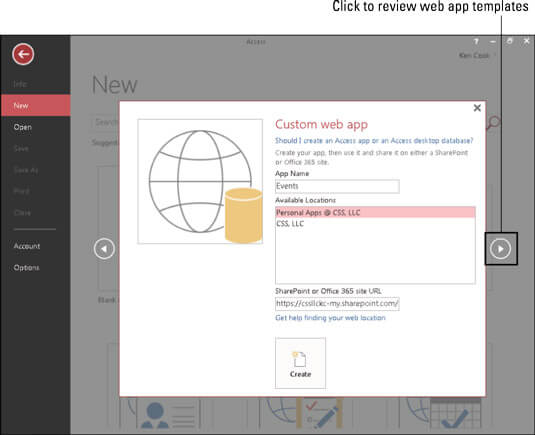 Como criar um Access aplicativo web No Access 4