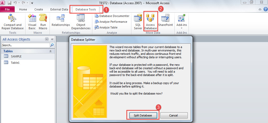 MS Access problemas de após a atualização Windows 4