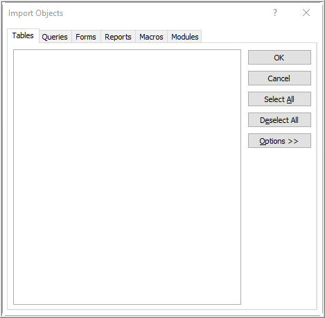 problema do Microsoft Access não responder
