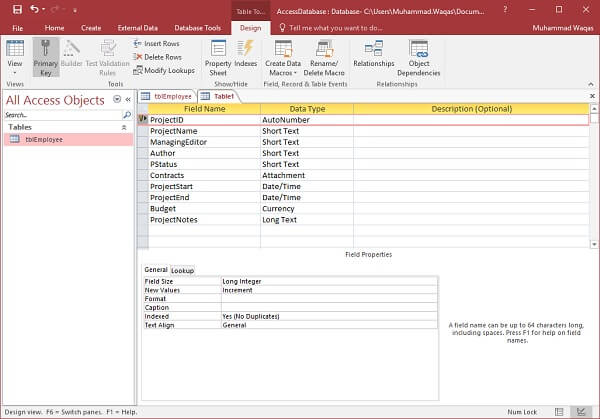 Mudanças Você Solicitado para a tabela não foi bem-sucedido