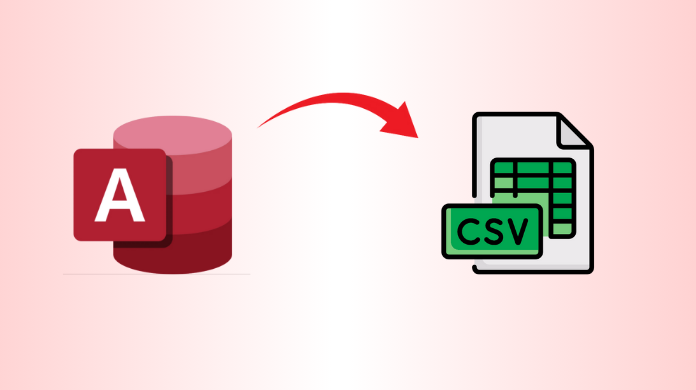 Converta banco de dados do Access em arquivo CSV