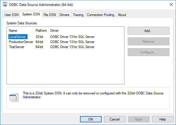 Unable to Connect o Access banco de dados