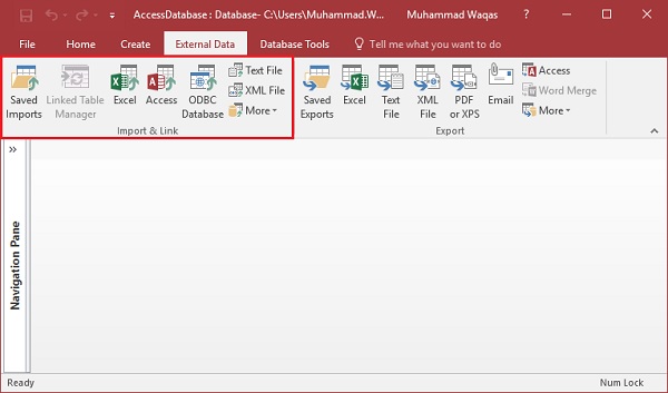 Recuperar Mesa de Access com Definição Danificada