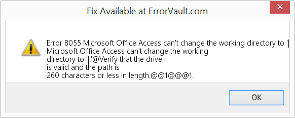 Access Can’t Change the Working Directory Erro